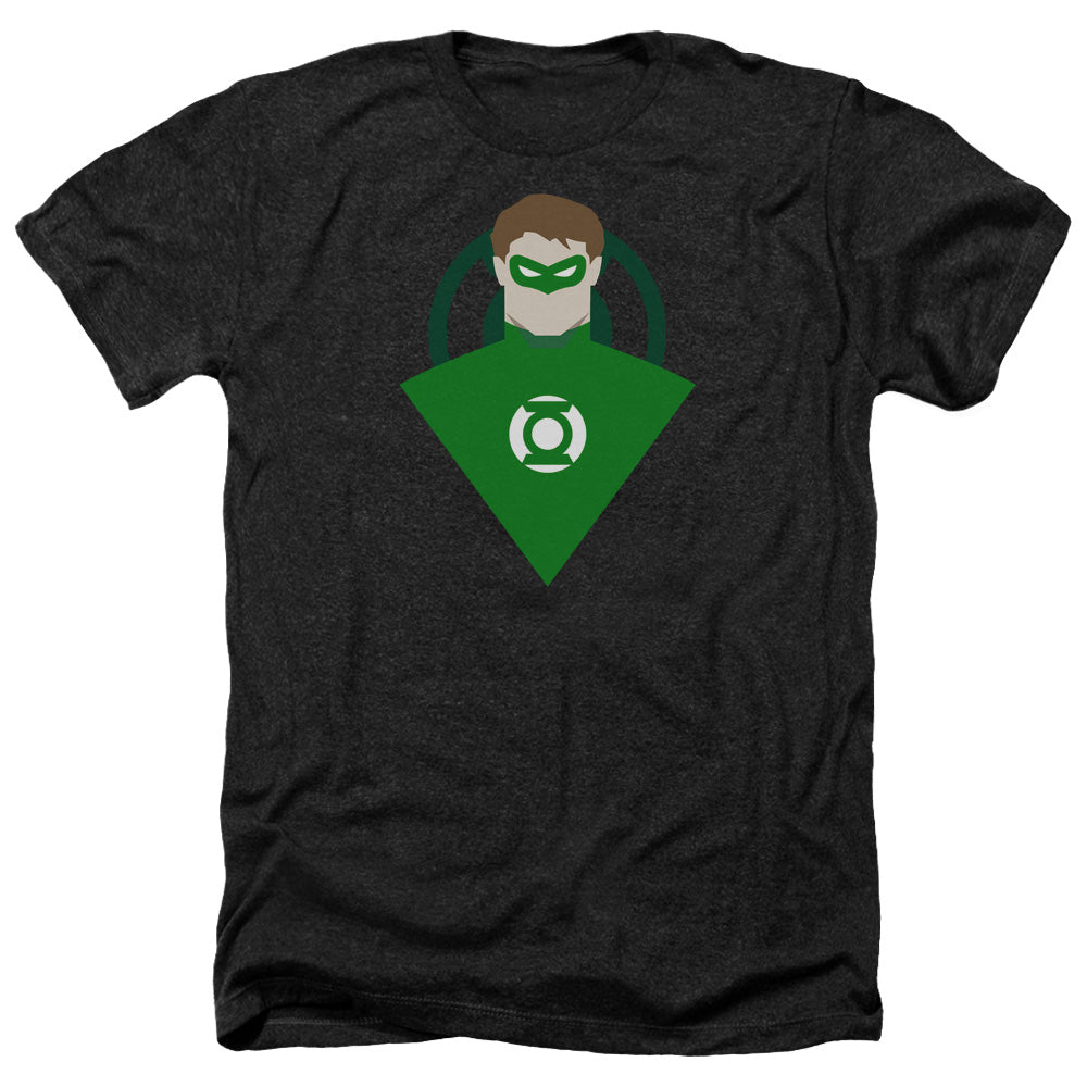 AN OFFCIALLY LICENSED DC SIMPLE GL MEN'S HEATHER T-SHIRT CHARCOAL
