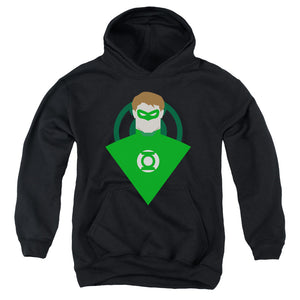 AN OFFCIALLY LICENSED DC SIMPLE GL YOUTH HOODIE BLACK