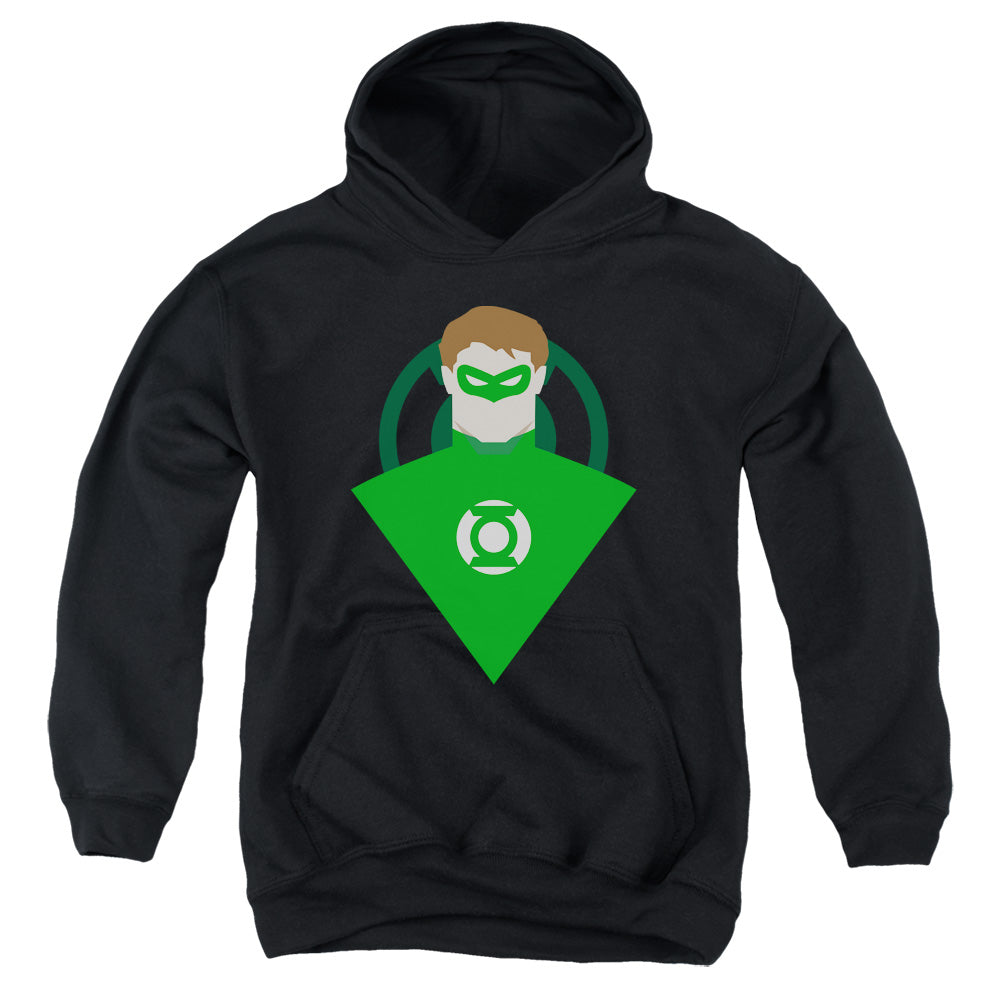AN OFFCIALLY LICENSED DC SIMPLE GL YOUTH HOODIE BLACK