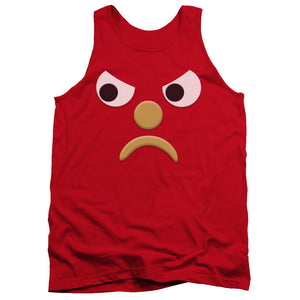 AN OFFCIALLY LICENSED GUMBY BLOCKHEAD G ADULT UNISEX TANK TOP RED