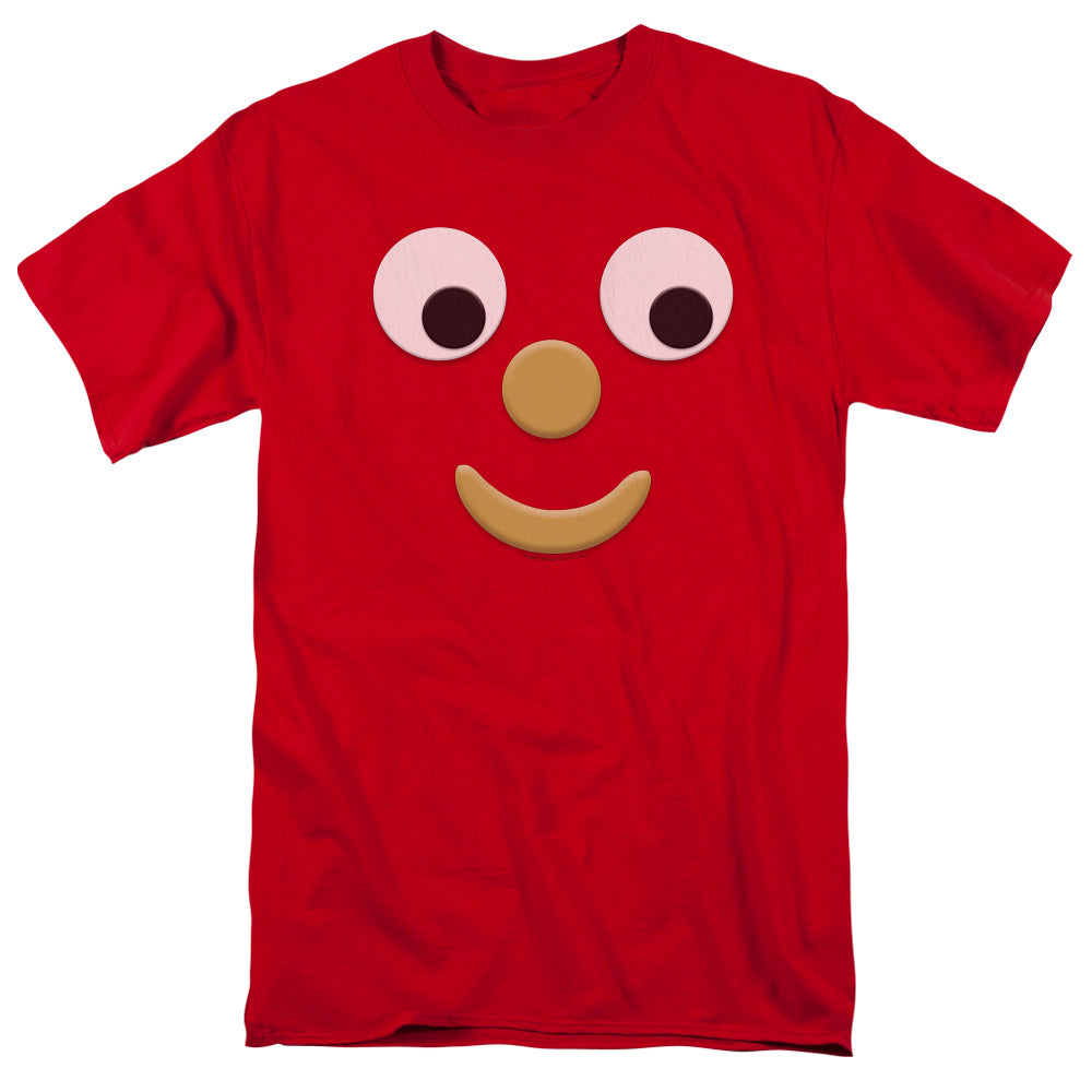 AN OFFCIALLY LICENSED GUMBY BLOCKHEAD J MEN'S REGULAR FIT T-SHIRT RED