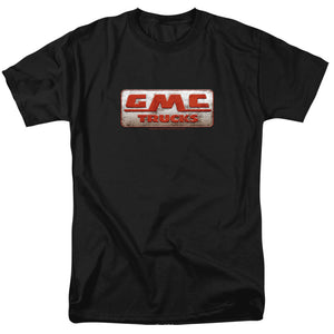 AN OFFCIALLY LICENSED GMC BEAT UP 1959 LOGO MEN'S REGULAR FIT T-SHIRT BLACK
