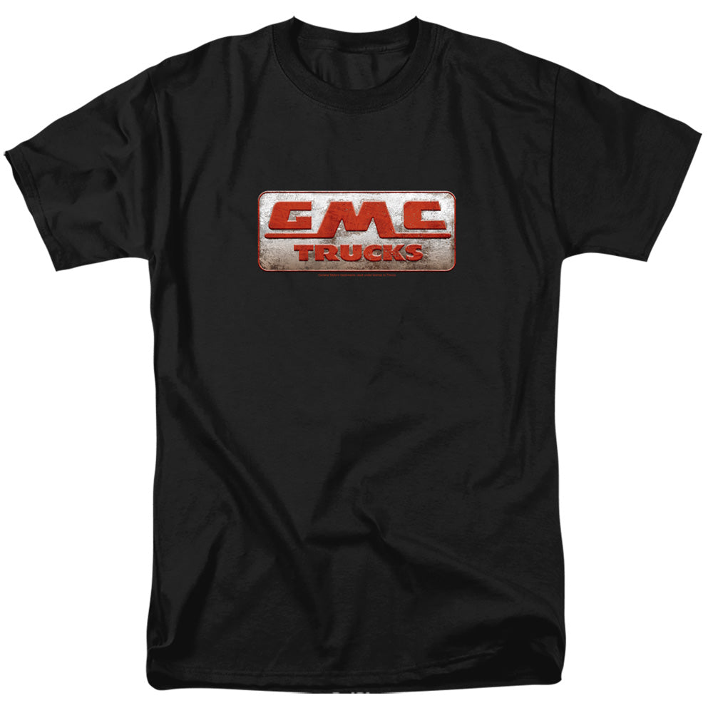 AN OFFCIALLY LICENSED GMC BEAT UP 1959 LOGO MEN'S REGULAR FIT T-SHIRT BLACK