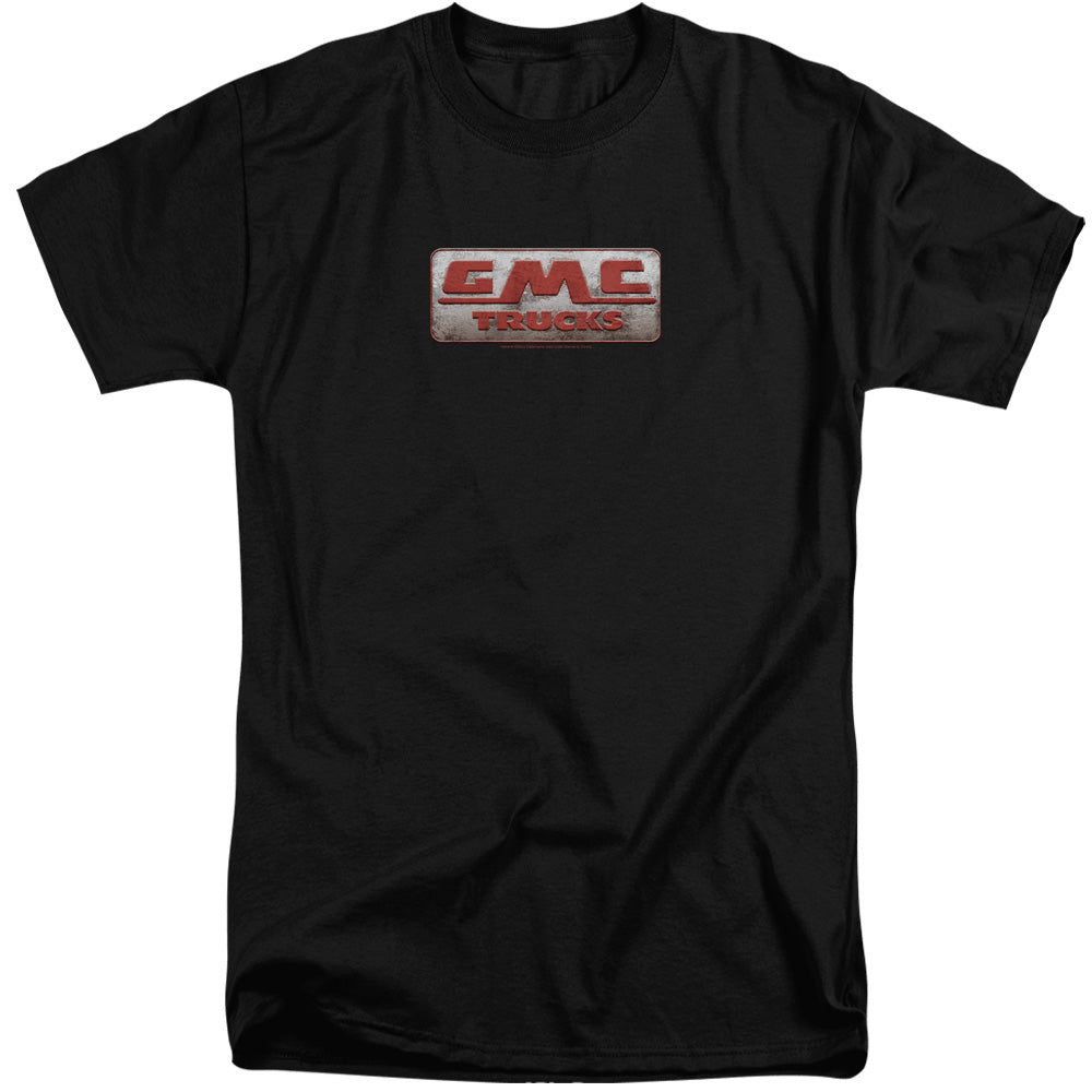 AN OFFCIALLY LICENSED GMC BEAT UP 1959 LOGO MEN'S TALL FIT T-SHIRT BLACK