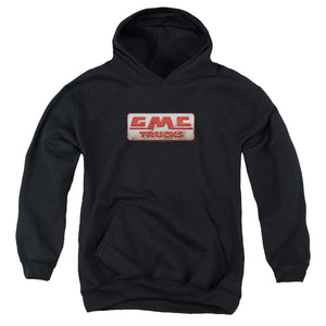 AN OFFCIALLY LICENSED GMC BEAT UP 1959 LOGO YOUTH HOODIE BLACK