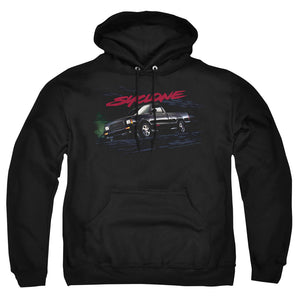 AN OFFCIALLY LICENSED GMC SYCLONE ADULT UNISEX PULLOVER HOODIE BLACK
