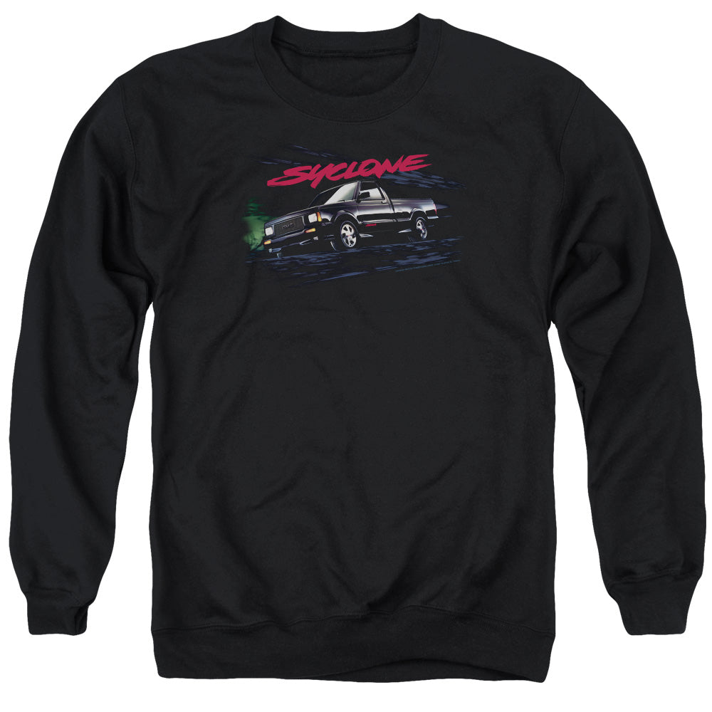 AN OFFCIALLY LICENSED GMC SYCLONE ADULT UNISEX CREWNECK SWEATSHIRT BLACK