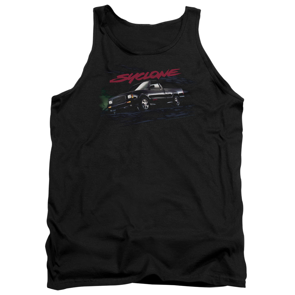 AN OFFCIALLY LICENSED GMC SYCLONE ADULT UNISEX TANK TOP BLACK