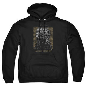 AN OFFCIALLY LICENSED GAME OF THRONES IRON THRONE ADULT UNISEX PULLOVER HOODIE BLACK