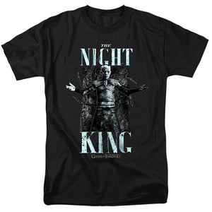 AN OFFCIALLY LICENSED GAME OF THRONES THE NIGHT KING MEN'S REGULAR FIT T-SHIRT BLACK