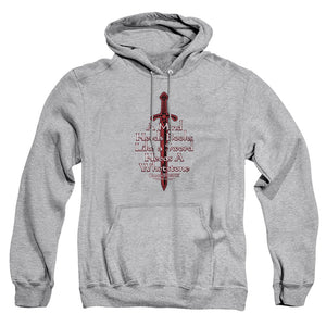 AN OFFCIALLY LICENSED GAME OF THRONES THE MIND NEEDS BOOKS ADULT UNISEX PULLOVER HOODIE ATHLETIC HEATHER