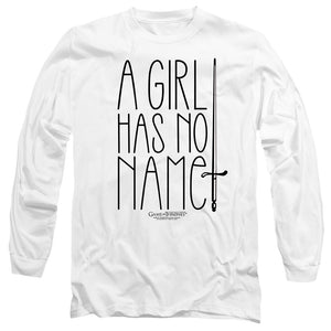 AN OFFCIALLY LICENSED GAME OF THRONES NO NAME MEN'S LONG SLEEVE T-SHIRT WHITE