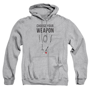 AN OFFCIALLY LICENSED CLUE CHOOSE ADULT UNISEX PULLOVER HOODIE ATHLETIC HEATHER