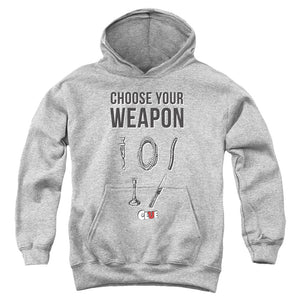 AN OFFCIALLY LICENSED CLUE CHOOSE YOUTH HOODIE ATHLETIC HEATHER