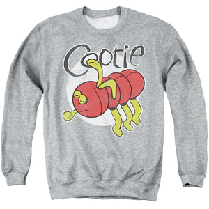 AN OFFCIALLY LICENSED COOTIE COOTIE ADULT UNISEX CREWNECK SWEATSHIRT ATHLETIC HEATHER