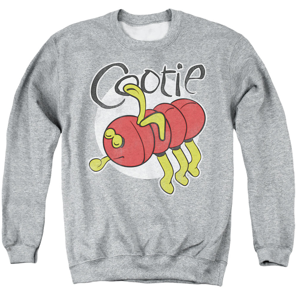 AN OFFCIALLY LICENSED COOTIE COOTIE ADULT UNISEX CREWNECK SWEATSHIRT ATHLETIC HEATHER