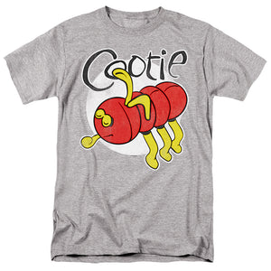AN OFFCIALLY LICENSED COOTIE COOTIE MEN'S REGULAR FIT T-SHIRT ATHLETIC HEATHER