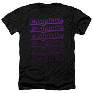 AN OFFCIALLY LICENSED EASY BAKE OVEN FADED MEN'S HEATHER T-SHIRT CHARCOAL