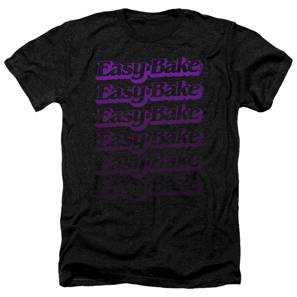 AN OFFCIALLY LICENSED EASY BAKE OVEN FADED MEN'S HEATHER T-SHIRT CHARCOAL