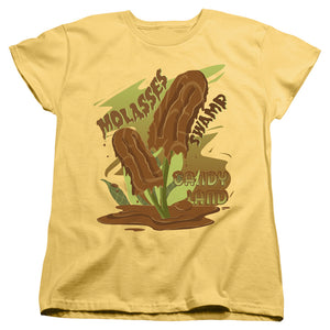 AN OFFCIALLY LICENSED CANDY LAND MELTING MOLASSES POPSICLE V2 WOMEN'S REGULAR FIT T-SHIRT BANANA