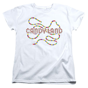 AN OFFCIALLY LICENSED CANDY LAND CANDY LAND BOARD WOMEN'S REGULAR FIT T-SHIRT WHITE