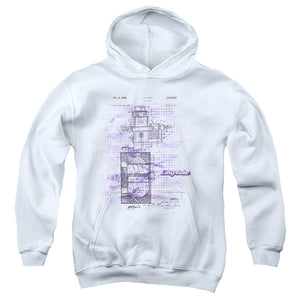 AN OFFCIALLY LICENSED EASY BAKE OVEN EASY BAKE PATENT YOUTH HOODIE WHITE