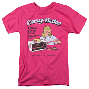 AN OFFCIALLY LICENSED EASY BAKE OVEN LIGHTBULB NOT INCLUDED MEN'S REGULAR FIT T-SHIRT HOT PINK