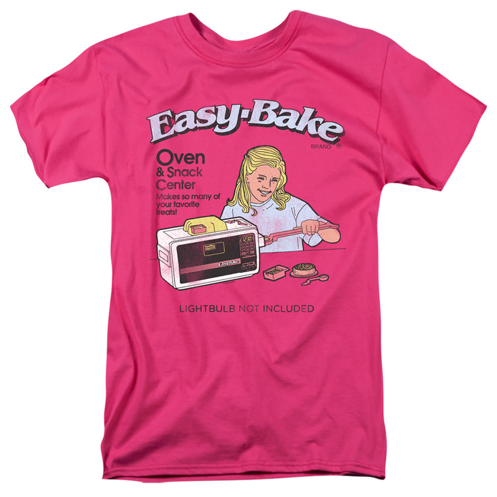 AN OFFCIALLY LICENSED EASY BAKE OVEN LIGHTBULB NOT INCLUDED MEN'S REGULAR FIT T-SHIRT HOT PINK