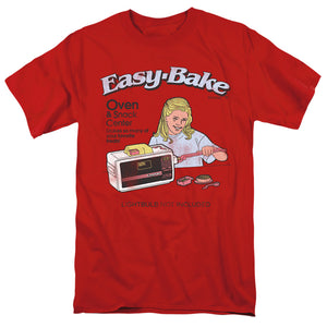 AN OFFCIALLY LICENSED EASY BAKE OVEN LIGHTBULB NOT INCLUDED MEN'S REGULAR FIT T-SHIRT RED