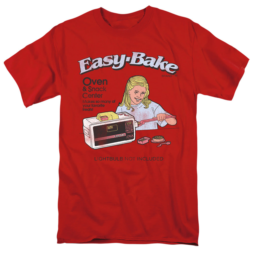 AN OFFCIALLY LICENSED EASY BAKE OVEN LIGHTBULB NOT INCLUDED MEN'S REGULAR FIT T-SHIRT RED