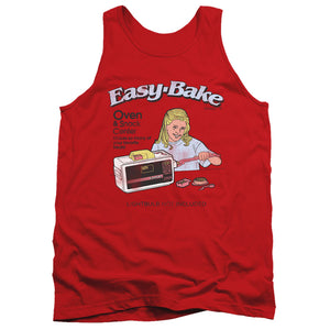 AN OFFCIALLY LICENSED EASY BAKE OVEN LIGHTBULB NOT INCLUDED ADULT UNISEX TANK TOP RED