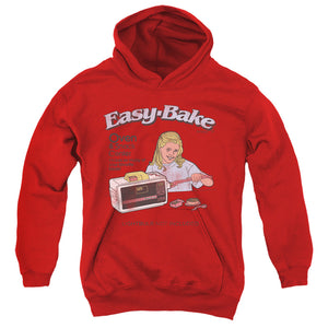 AN OFFCIALLY LICENSED EASY BAKE OVEN LIGHTBULB NOT INCLUDED YOUTH HOODIE RED