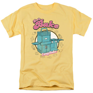 AN OFFCIALLY LICENSED EASY BAKE OVEN LETS BAKE MEN'S REGULAR FIT T-SHIRT BANANA