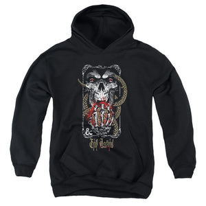 AN OFFCIALLY LICENSED DUNGEONS AND DRAGONS LICH FOR CHAOS YOUTH HOODIE BLACK
