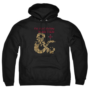 AN OFFCIALLY LICENSED DUNGEONS AND DRAGONS DUNGEON MASTER ADULT UNISEX PULLOVER HOODIE BLACK