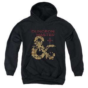 AN OFFCIALLY LICENSED DUNGEONS AND DRAGONS DUNGEON MASTER YOUTH HOODIE BLACK