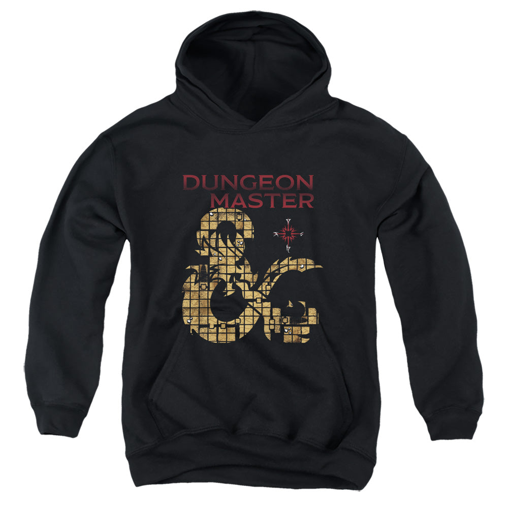 AN OFFCIALLY LICENSED DUNGEONS AND DRAGONS DUNGEON MASTER YOUTH HOODIE BLACK
