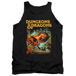 AN OFFCIALLY LICENSED DUNGEONS AND DRAGONS BEHOLDER STRIKE ADULT UNISEX TANK TOP BLACK