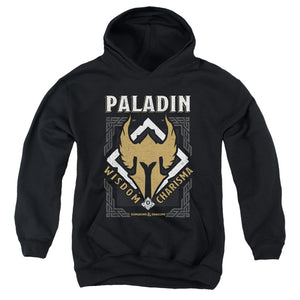 AN OFFCIALLY LICENSED DUNGEONS AND DRAGONS PALADIN YOUTH HOODIE BLACK