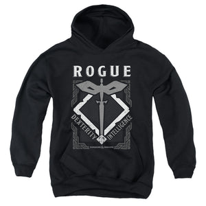 AN OFFCIALLY LICENSED DUNGEONS AND DRAGONS ROGUE YOUTH HOODIE BLACK