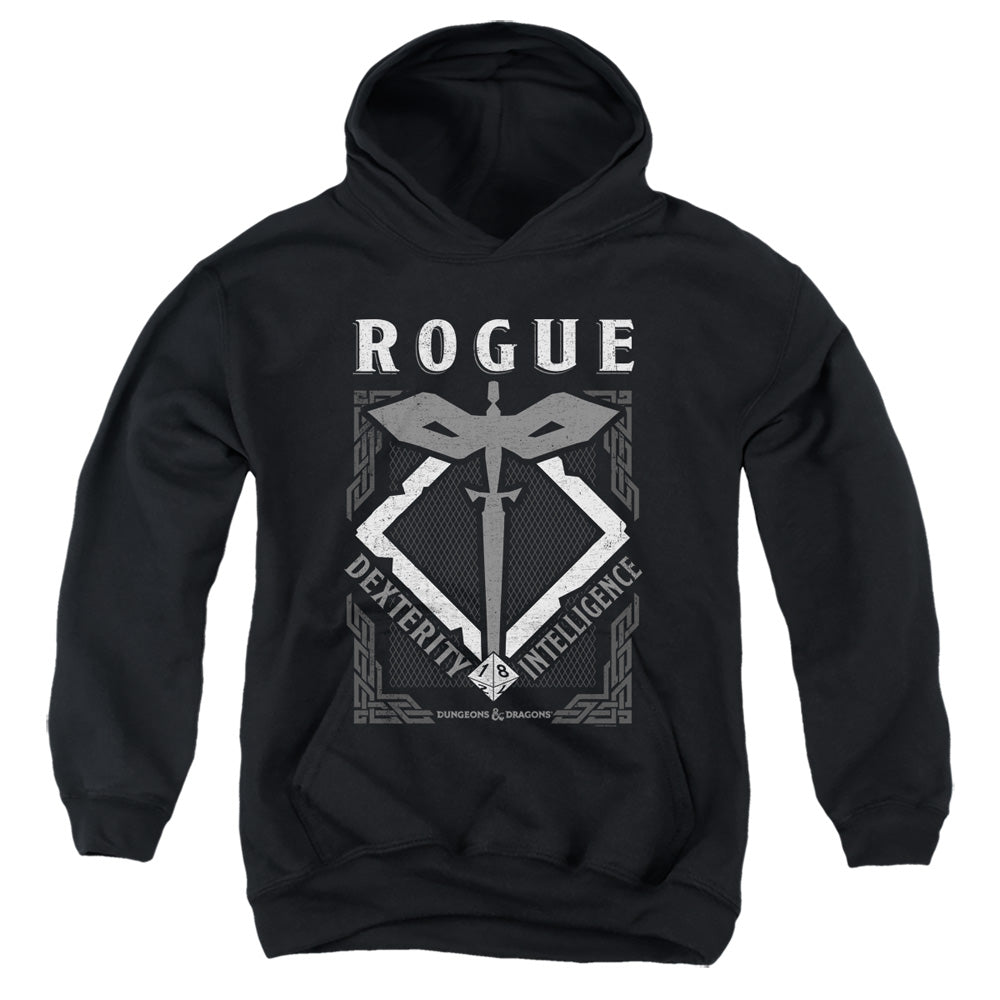 AN OFFCIALLY LICENSED DUNGEONS AND DRAGONS ROGUE YOUTH HOODIE BLACK