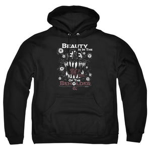 AN OFFCIALLY LICENSED DUNGEONS AND DRAGONS EYE OF THE BEHOLDER ADULT UNISEX PULLOVER HOODIE BLACK