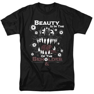 AN OFFCIALLY LICENSED DUNGEONS AND DRAGONS EYE OF THE BEHOLDER MEN'S REGULAR FIT T-SHIRT BLACK