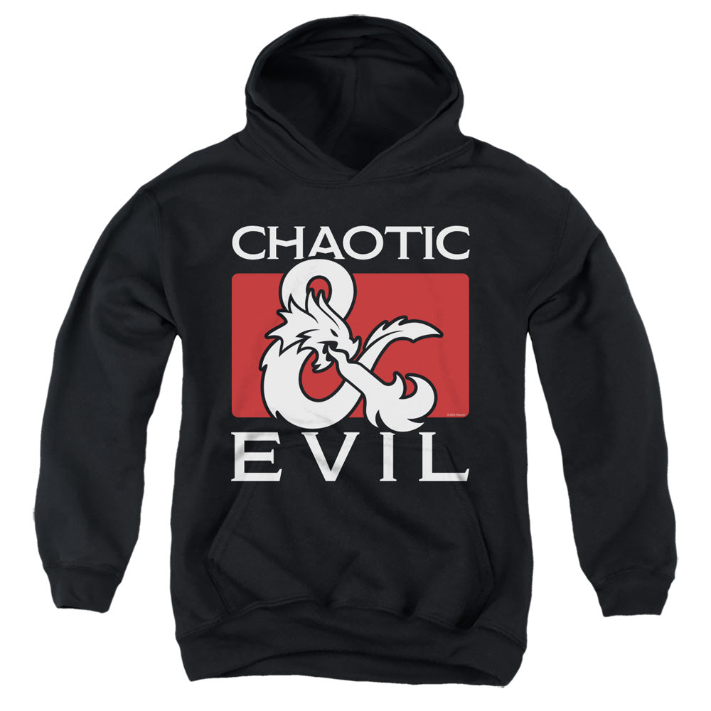 AN OFFCIALLY LICENSED DUNGEONS AND DRAGONS CHAOTIC EVIL YOUTH HOODIE BLACK