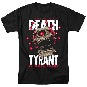 AN OFFCIALLY LICENSED DUNGEONS AND DRAGONS DEATH TYRANT MEN'S REGULAR FIT T-SHIRT BLACK