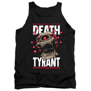 AN OFFCIALLY LICENSED DUNGEONS AND DRAGONS DEATH TYRANT ADULT UNISEX TANK TOP BLACK