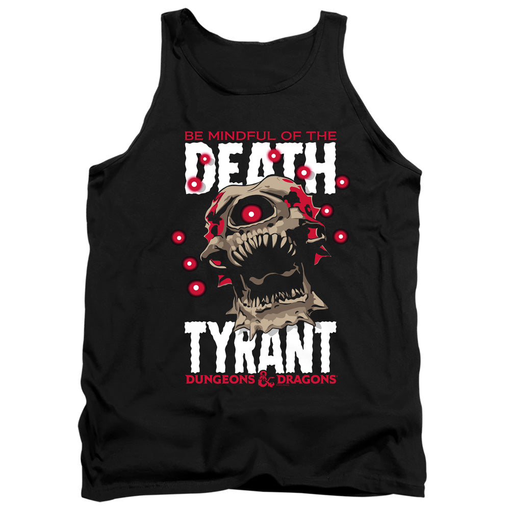 AN OFFCIALLY LICENSED DUNGEONS AND DRAGONS DEATH TYRANT ADULT UNISEX TANK TOP BLACK