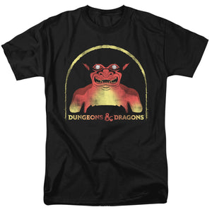 AN OFFCIALLY LICENSED DUNGEONS AND DRAGONS OLD SCHOOL MEN'S REGULAR FIT T-SHIRT BLACK
