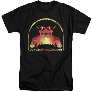 AN OFFCIALLY LICENSED DUNGEONS AND DRAGONS OLD SCHOOL MEN'S TALL FIT T-SHIRT BLACK