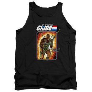 AN OFFCIALLY LICENSED G.I. JOE ROADBLOCK CARD ADULT UNISEX TANK TOP BLACK